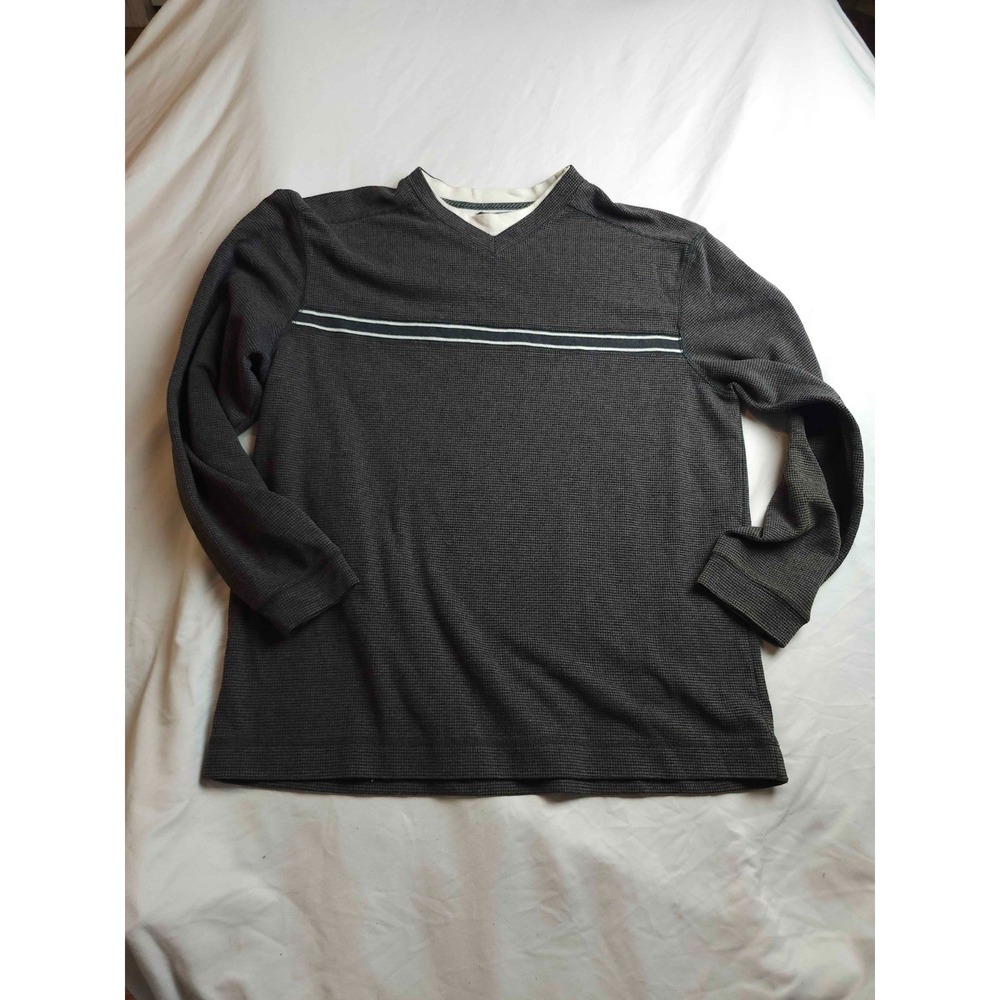 Method T-Shirt Mens L Gray Thermal Quiet Luxury Soft Boy Gorpcore Lite Layering